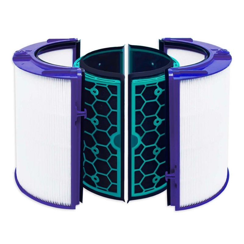Cleangela HEPA Filter & Activated Carbon Filter Compatible with Dyson Air Purifier TP04 HP04 DP04 Sealed Two Stage 360Â° Filter System Pure Cool Purifying Fan - Image 1